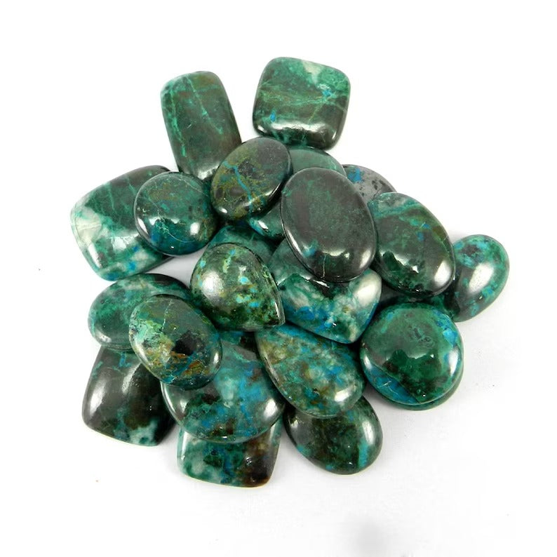 Natural Chrysocolla Gemstone Cabochon Wholesale Lot