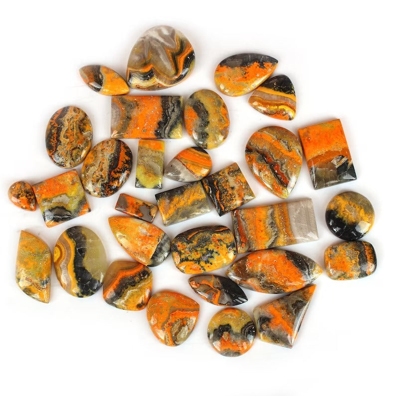 Natural Bumblee Bee Jasper Gemstone Wholesale Lot