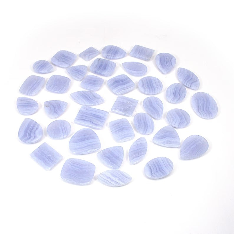 Natural Blue Lace Agate Gemstone Wholesale Lot