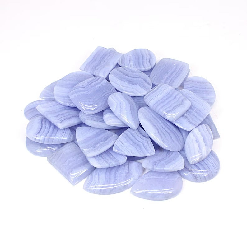 Natural Blue Lace Agate Gemstone Wholesale Lot