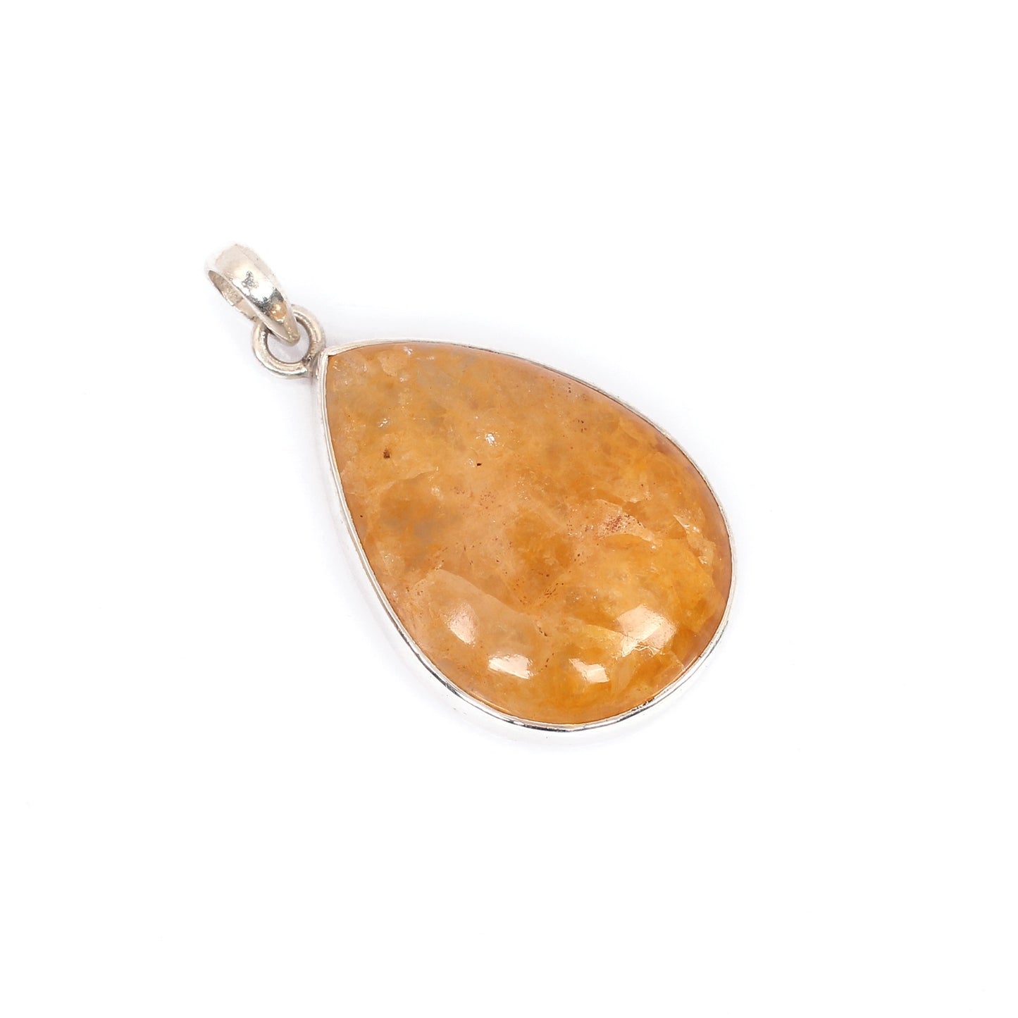 Yellow Aventurine Silver Pendant