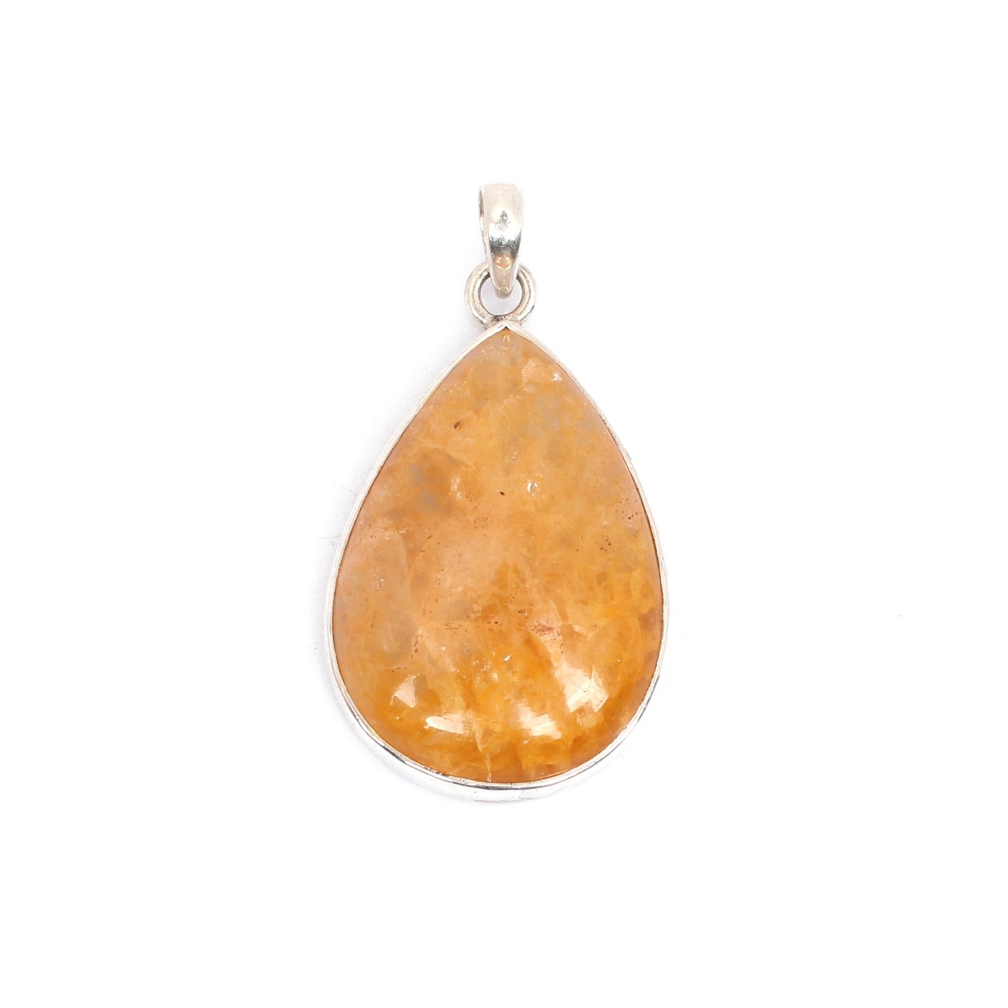 Yellow Aventurine Silver Pendant