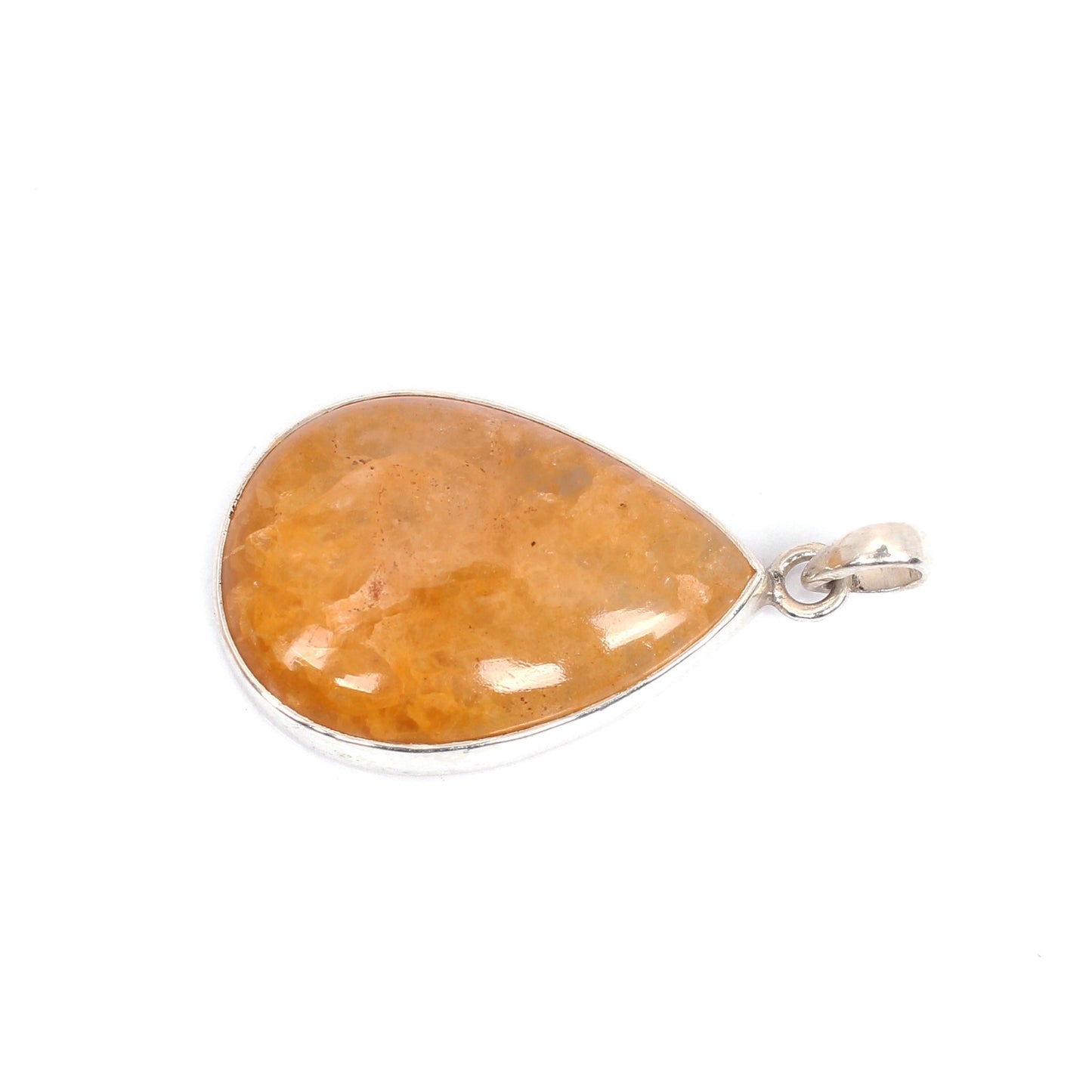 Yellow Aventurine Silver Pendant