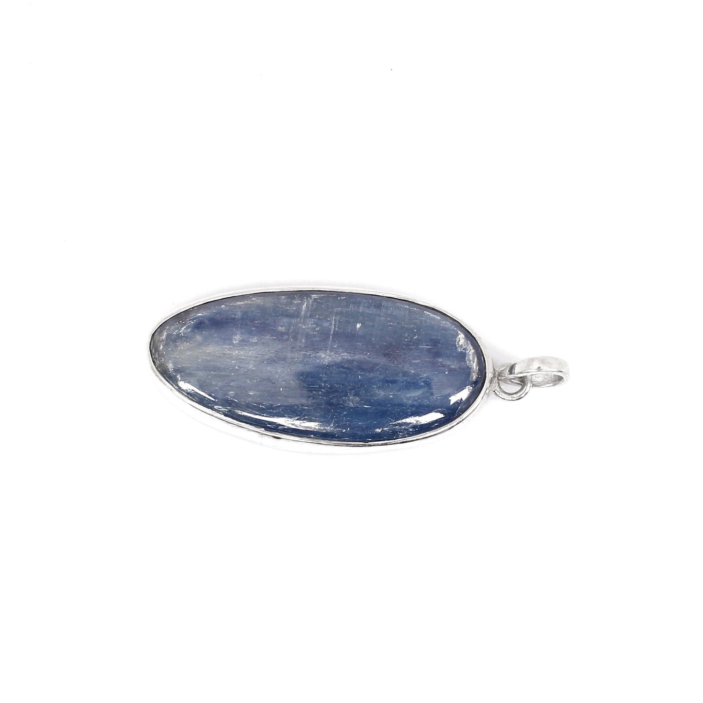 Natural Kyanite Large Gemstone 92.5 Silver Pendant