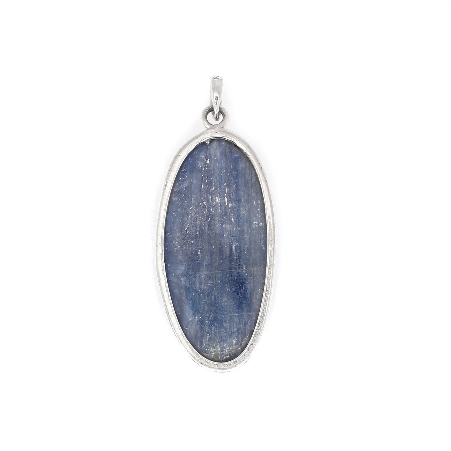 Natural Kyanite Large Gemstone 92.5 Silver Pendant