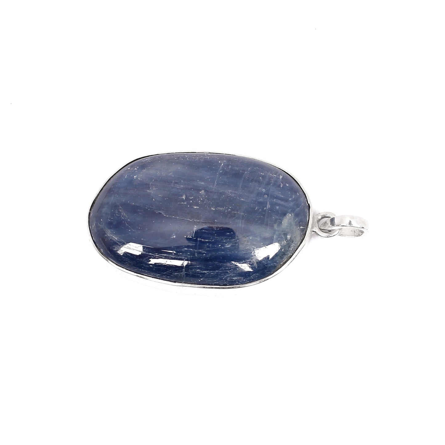 Moss Kyanite Fancy Oval Pendant