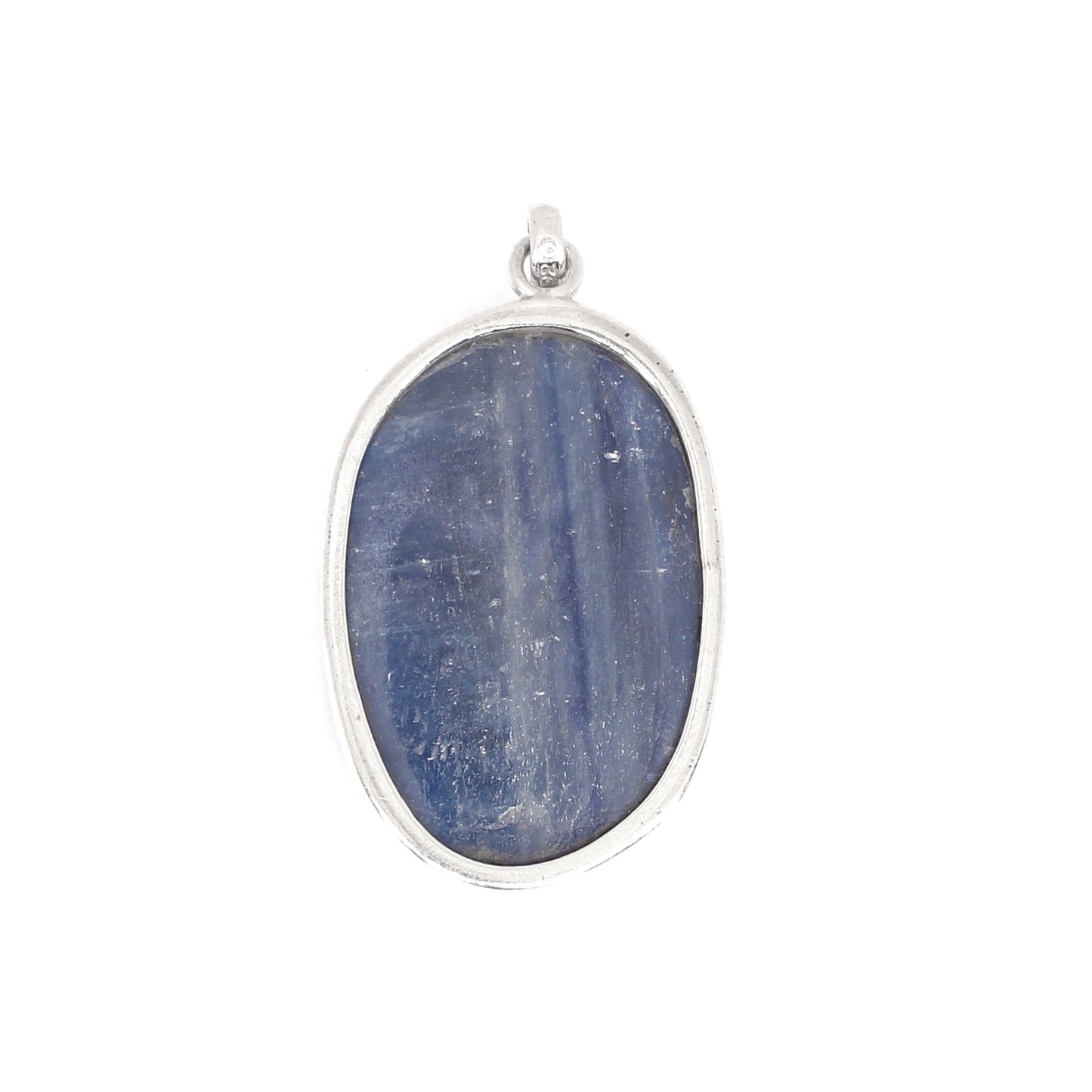 Moss Kyanite Fancy Oval Pendant