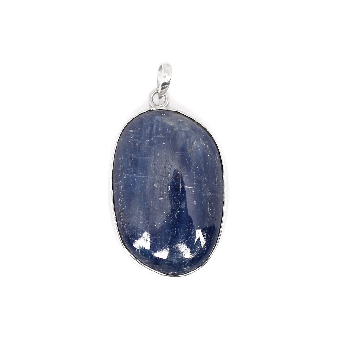 Moss Kyanite Fancy Oval Pendant