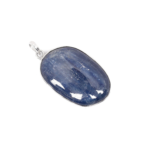 Moss Kyanite Fancy Oval Pendant