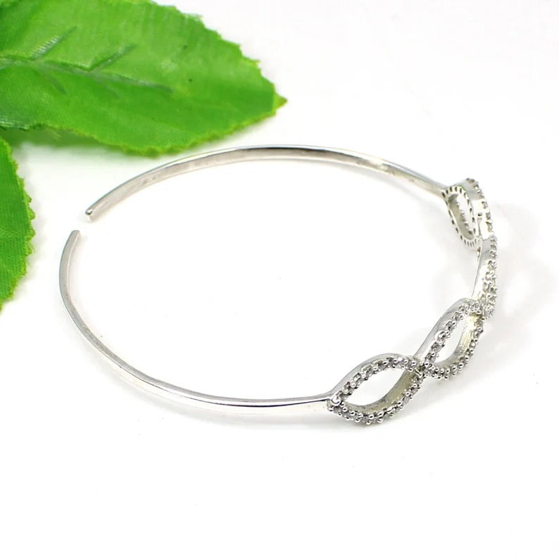 925 Silver Cubic Zircon Designer Bangle