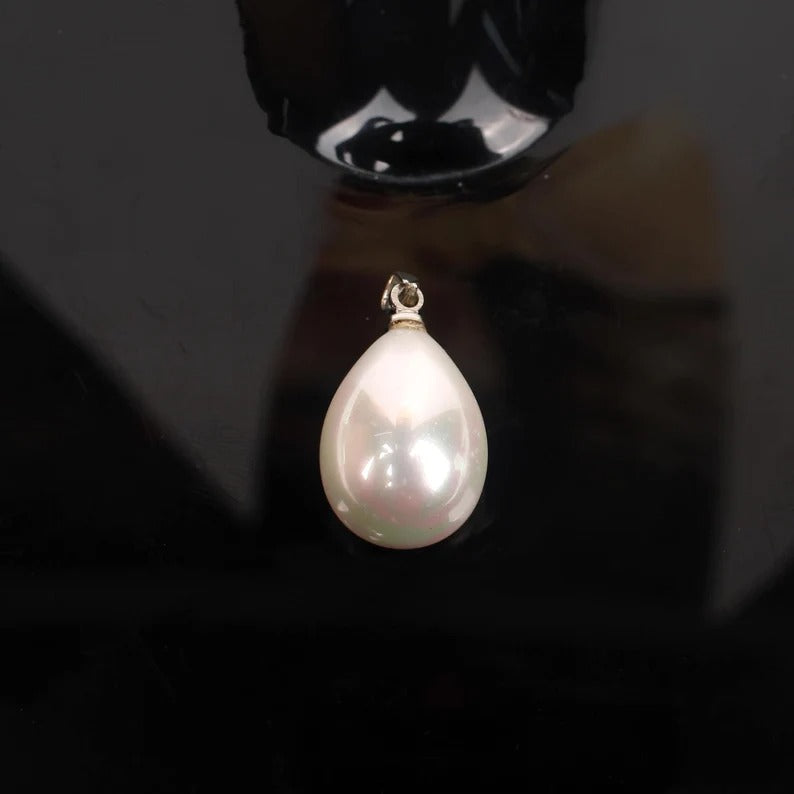 92.5 Solid Silver Pearl Pendant