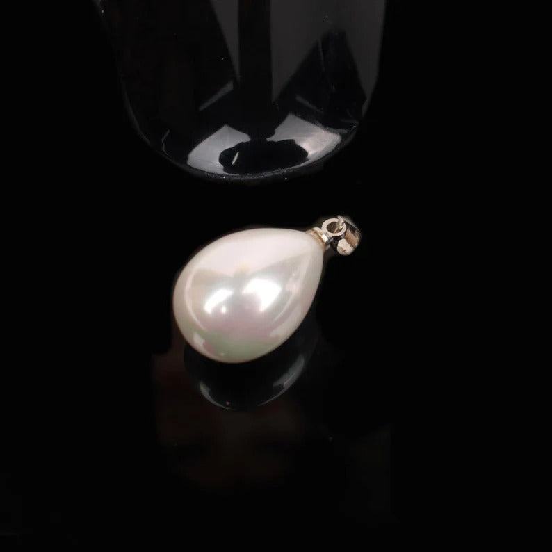 92.5 Solid Silver Pearl Pendant