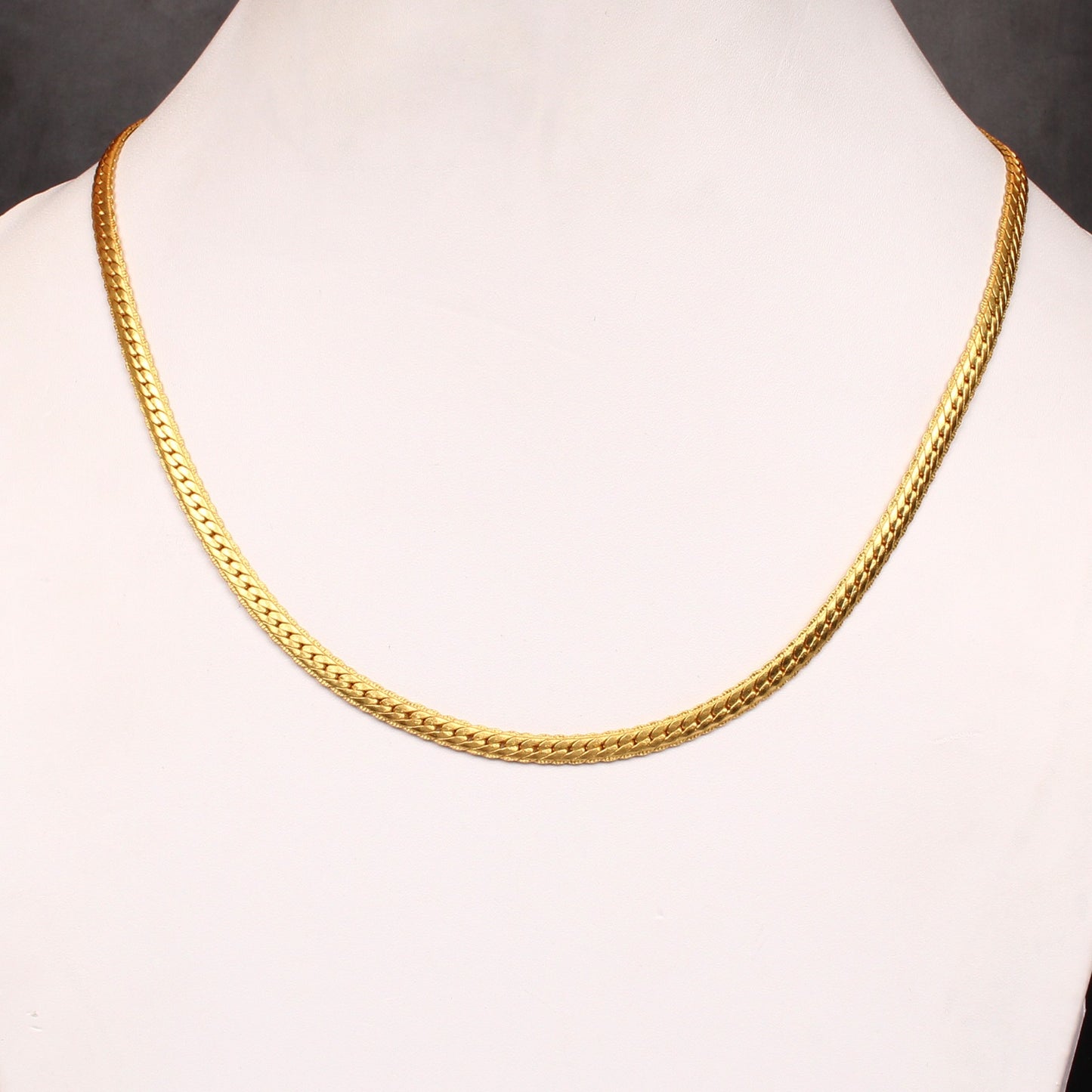 Heavy Snake Gold Brass Chain