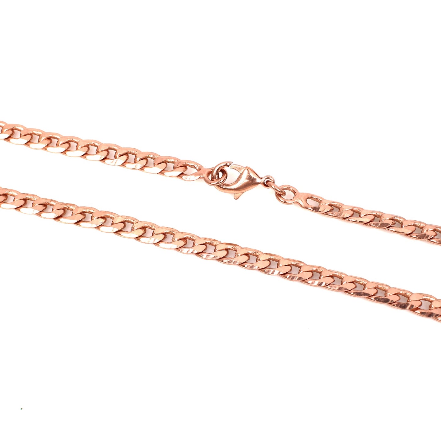 Rose Gold Curb Link Chain