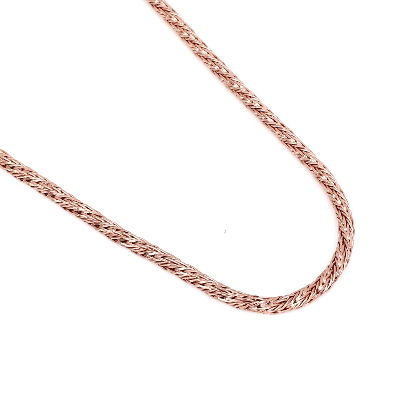 Herringbone Rose Snake 17" Chain