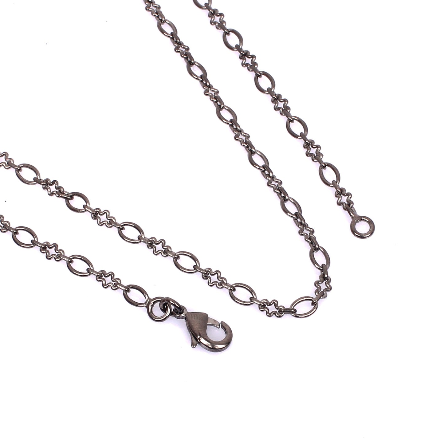 Black Plated Brass Link Chain