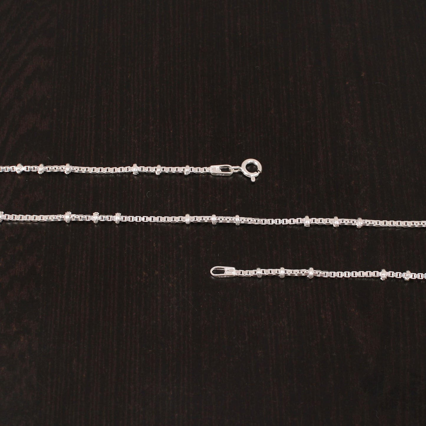 925 Solid Silver 18 Inches Designer Unisex Box Chain