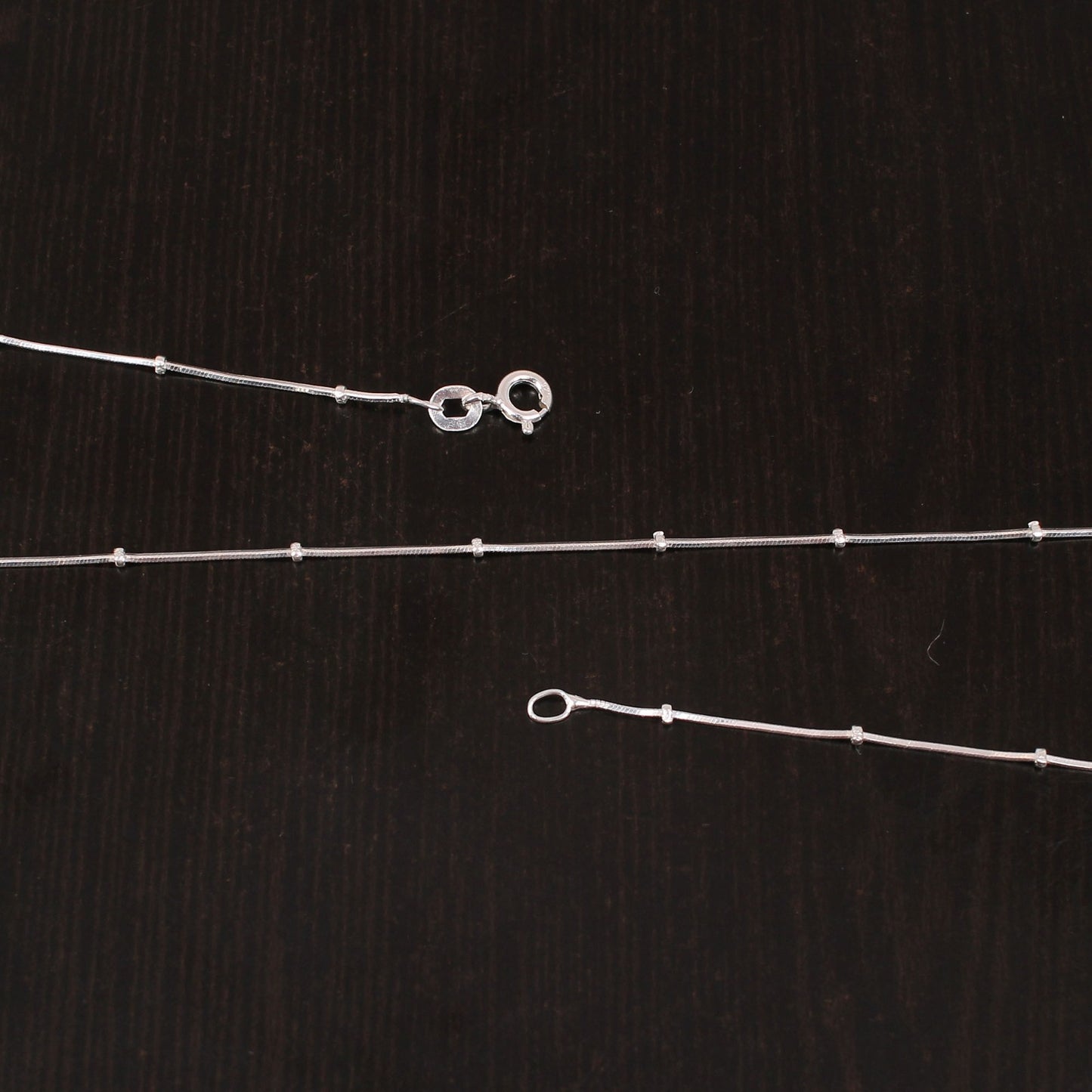 925 Sterling Silver 18 Inches Satellite Unisex Chain