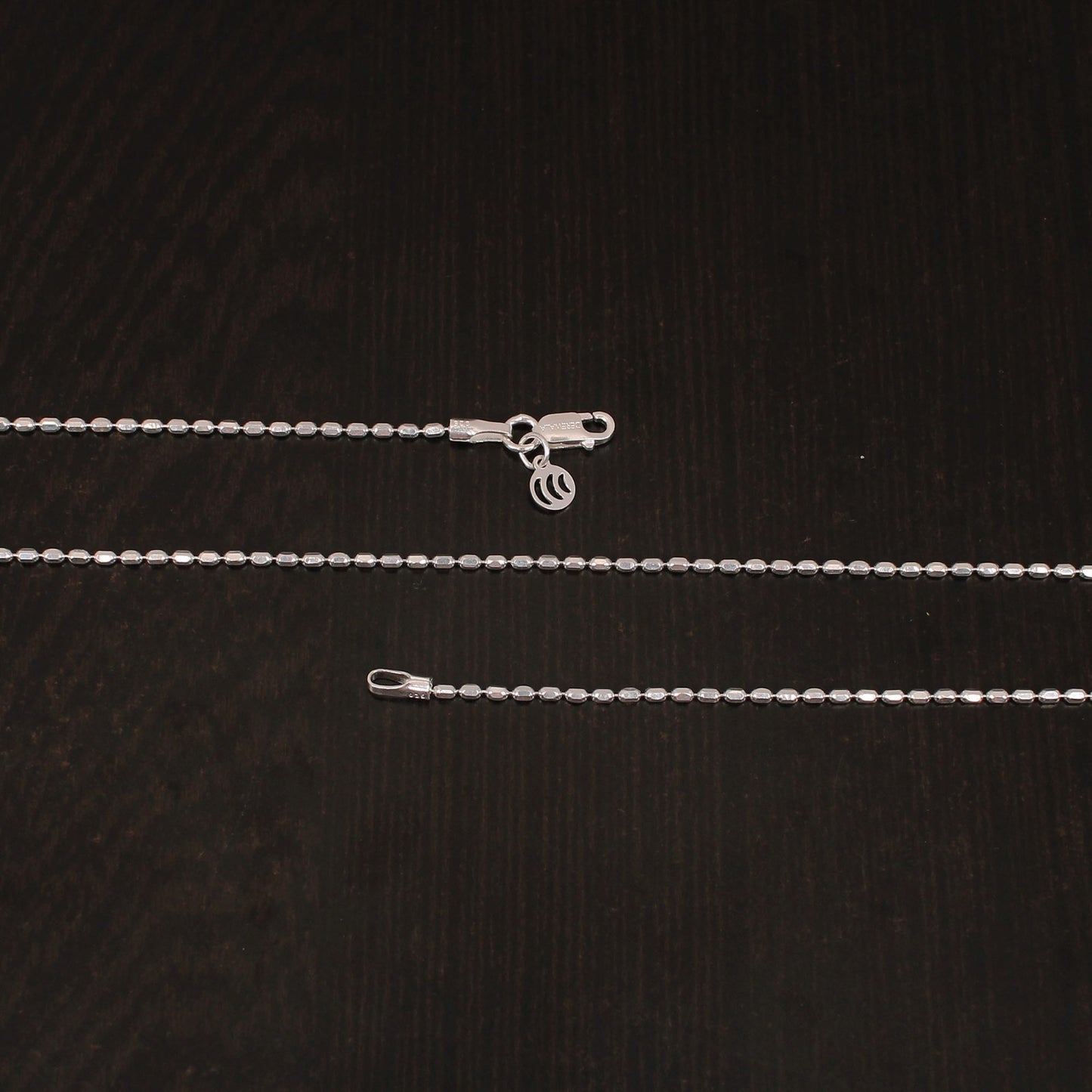 925 Sterling Silver 18 Inches Italian Barrel Chain