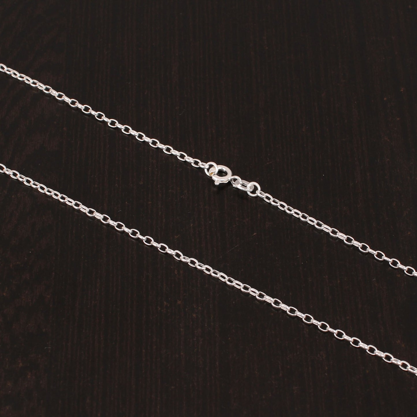 925 Silver 18 Inches Unisex Cable Chain