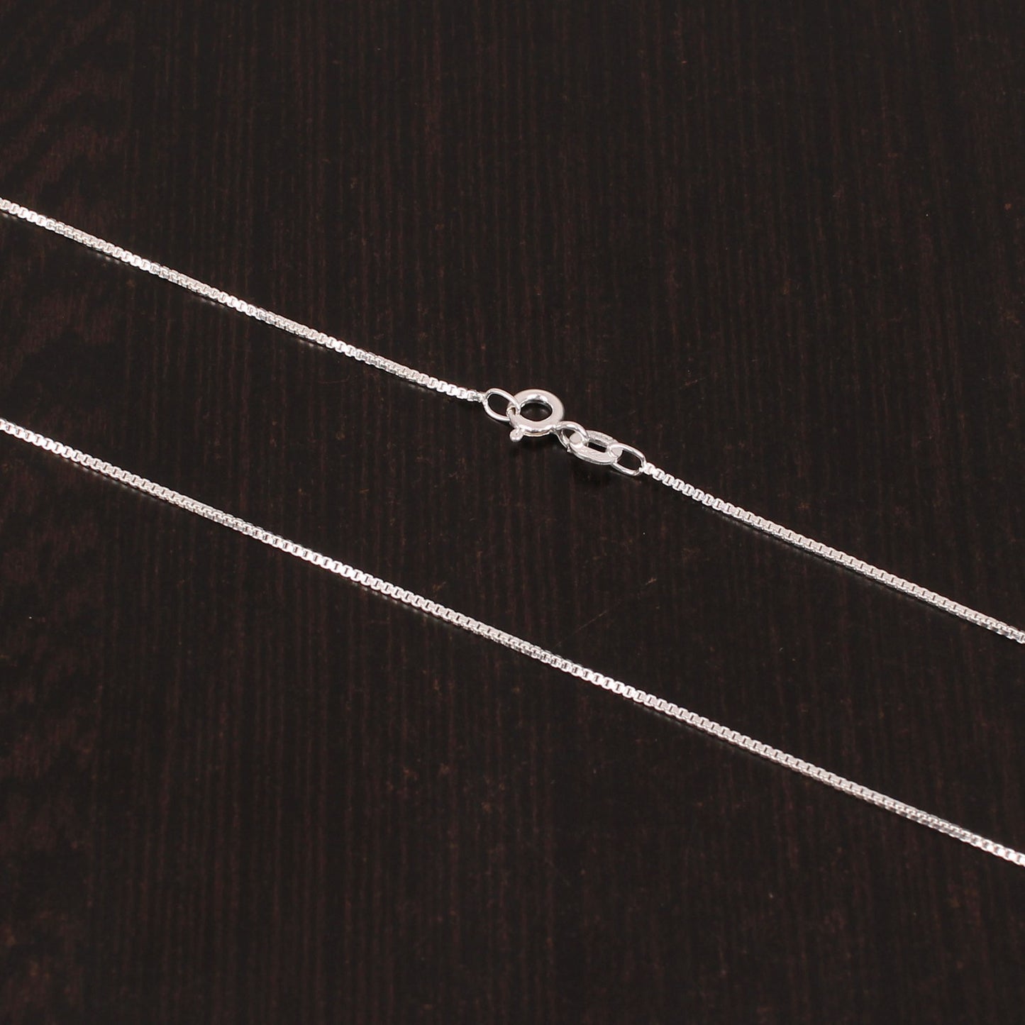 925 Solid Silver 18 Inches Unisex Box Chain