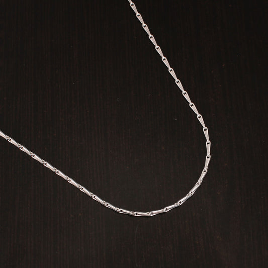 925 Sterling Silver 18 Inches Designer Link Chain