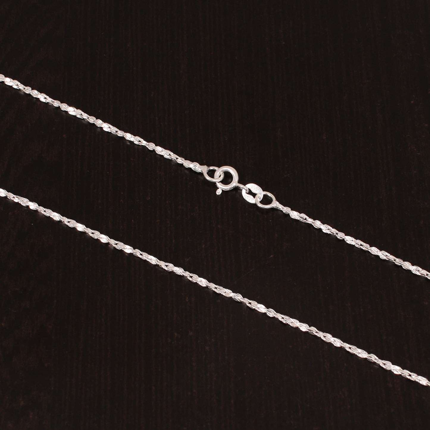 925 Sterling Silver 18 Inches Unisex Palma Chain