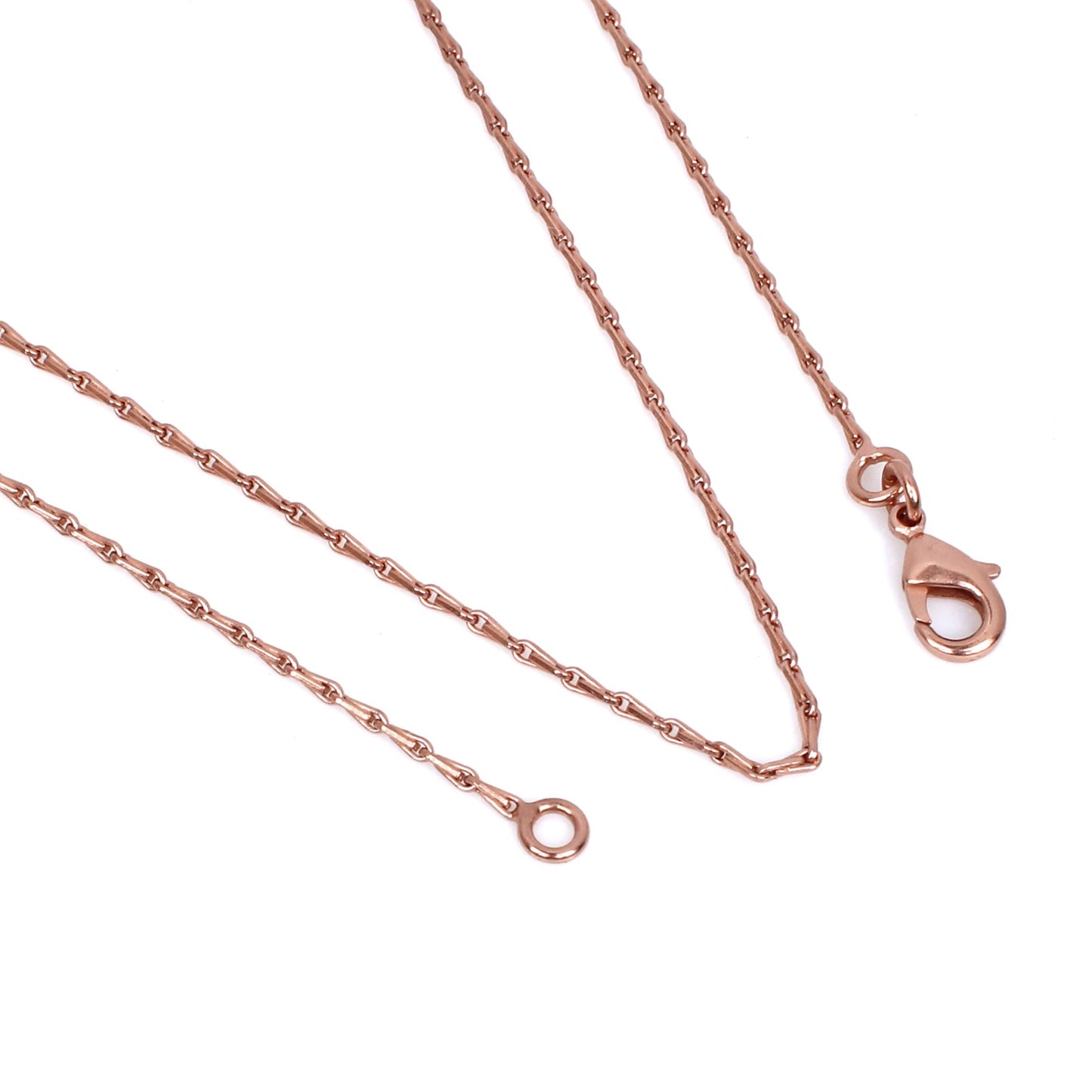 Fine Twist Rose Choker Chain