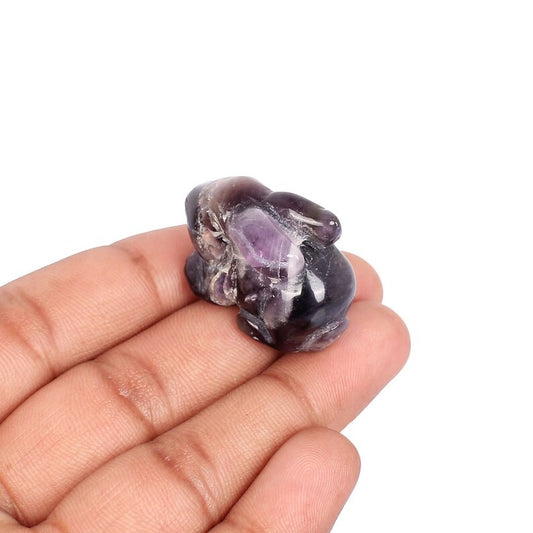 Natural Purple Amethyst Loose Carving Gemstone