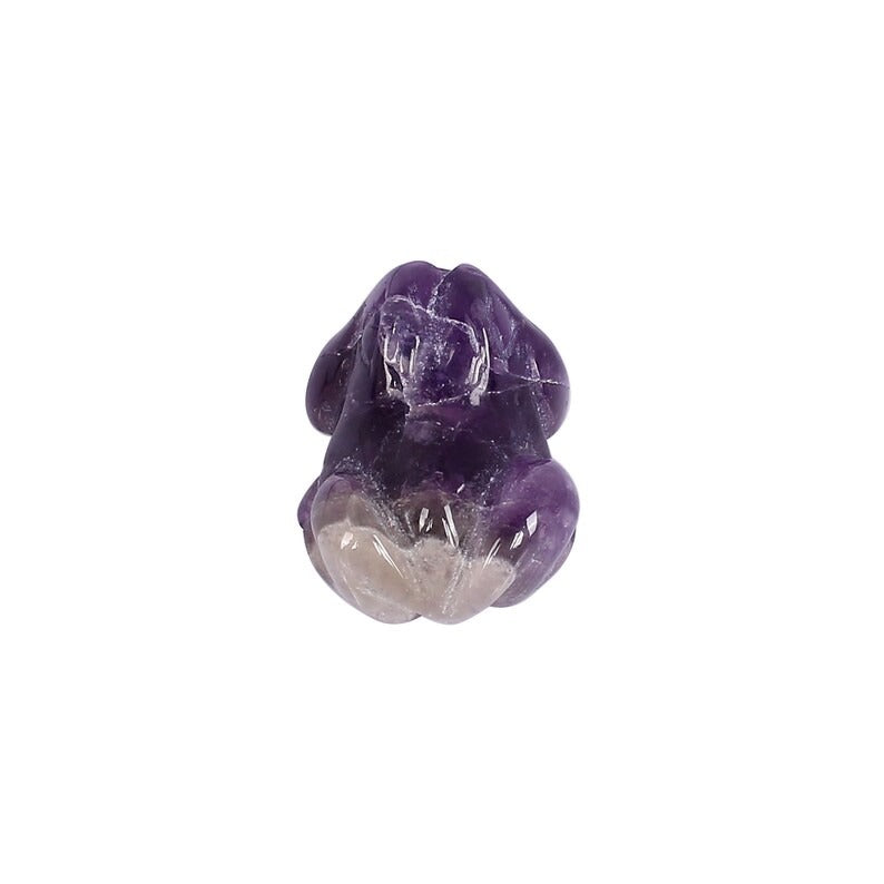 Natural Purple Amethyst Carving Gemstone