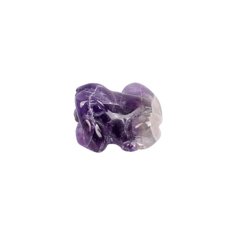 Natural Purple Amethyst Carving Gemstone