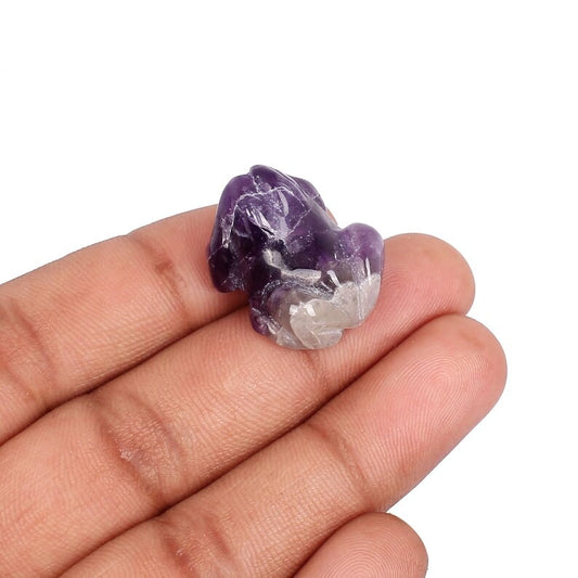 Natural Purple Amethyst Carving Gemstone