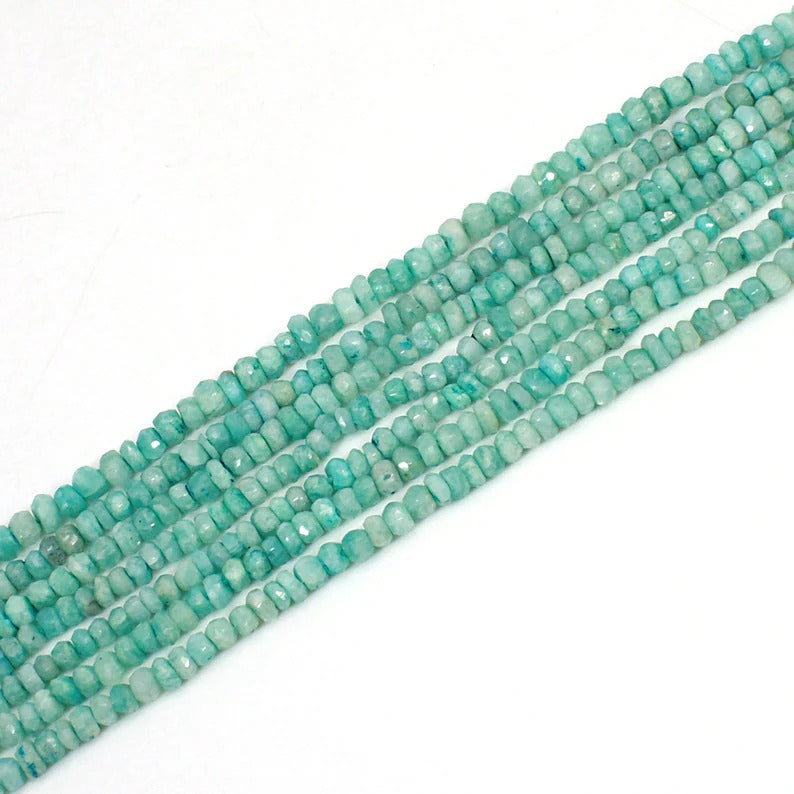 12.8 INCH Natural Amazonite Gemstone Beads