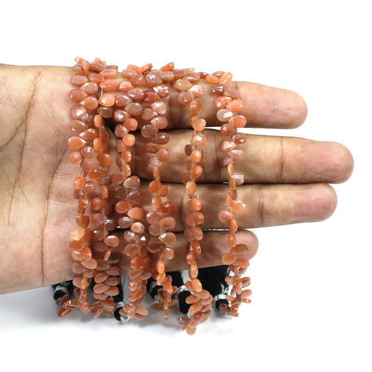 Peach Moonstone Beads