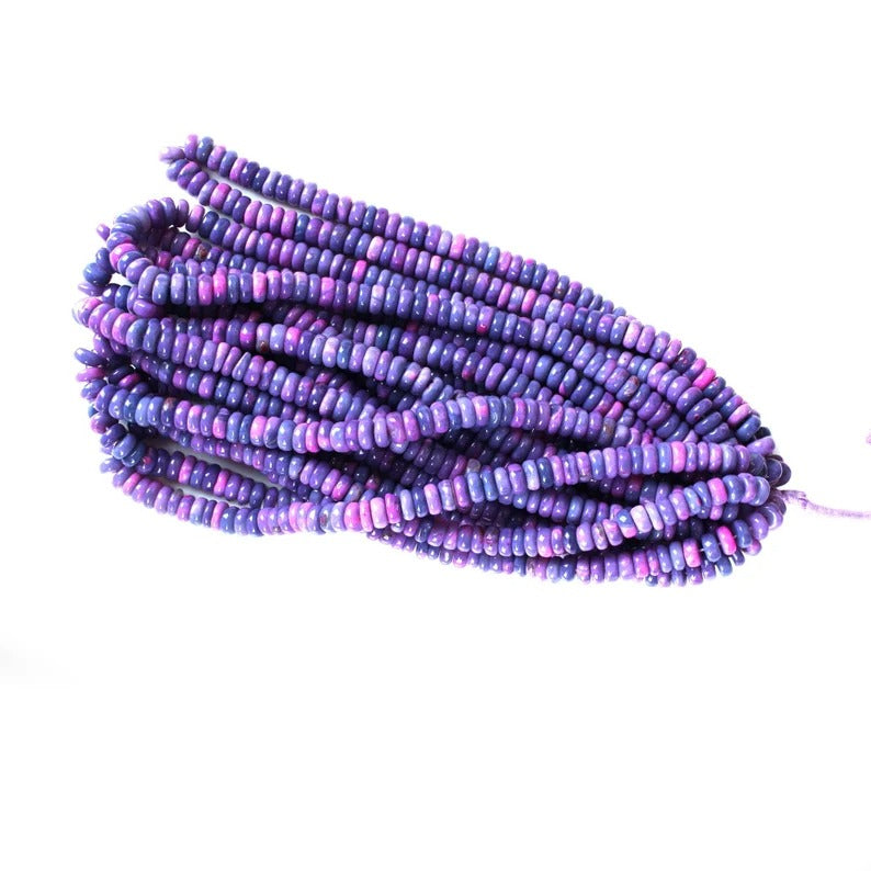 Natural Purple Charoite Opal Beads