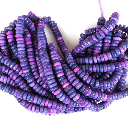 Natural Purple Charoite Opal Beads