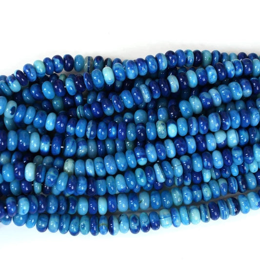 Beautiful Natural Shaded Blue Opal Beads