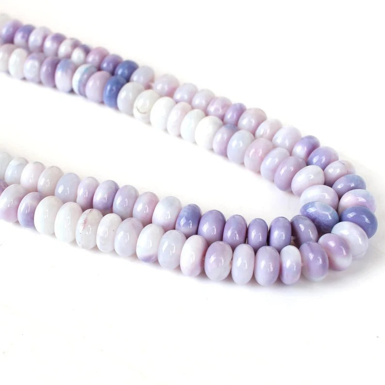 Natural Lavender Opal Beads