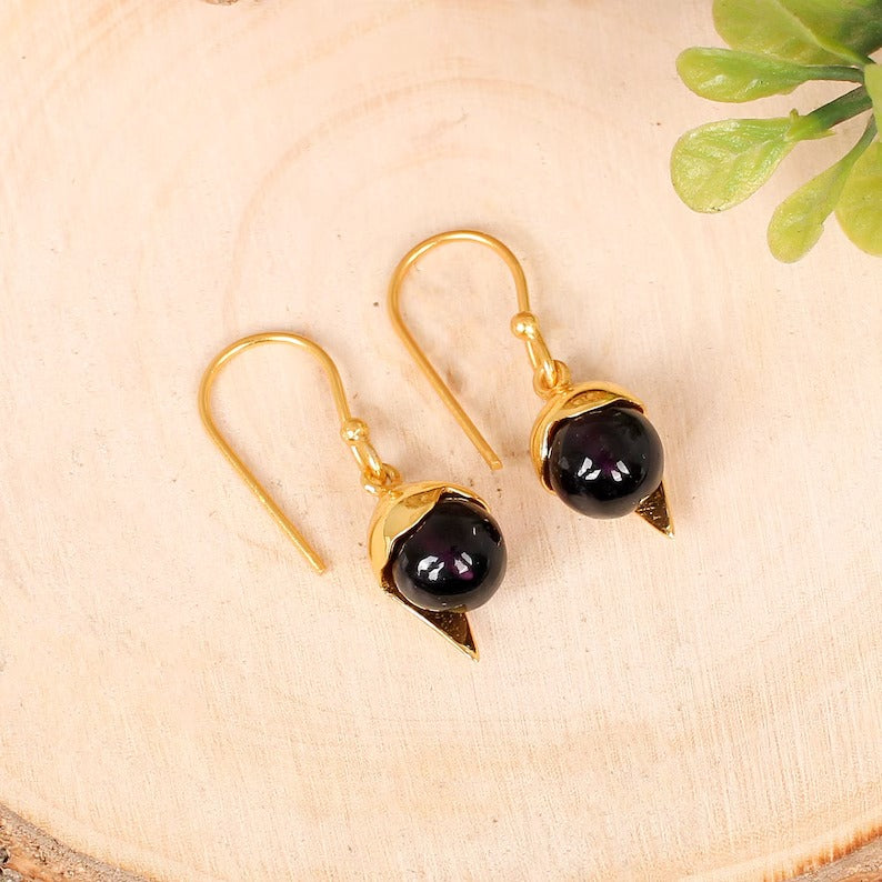 Black Onyx Earrings