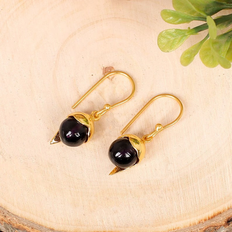 Black Onyx Earrings