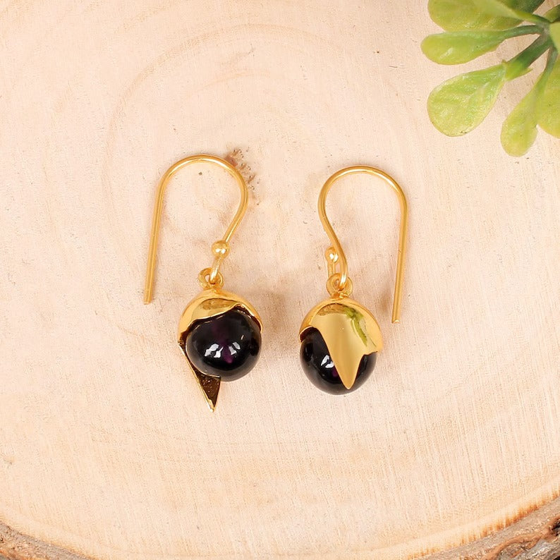 Black Onyx Earrings