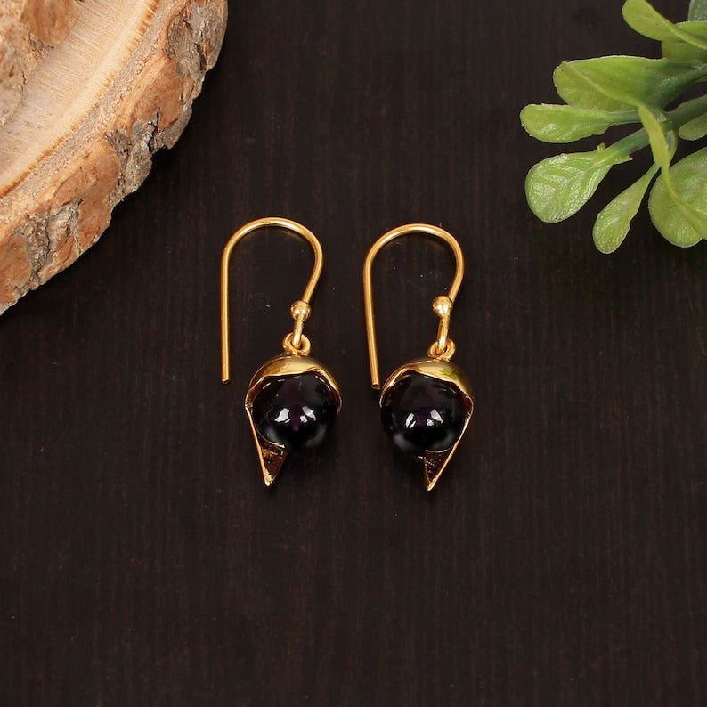 Black Onyx Earrings