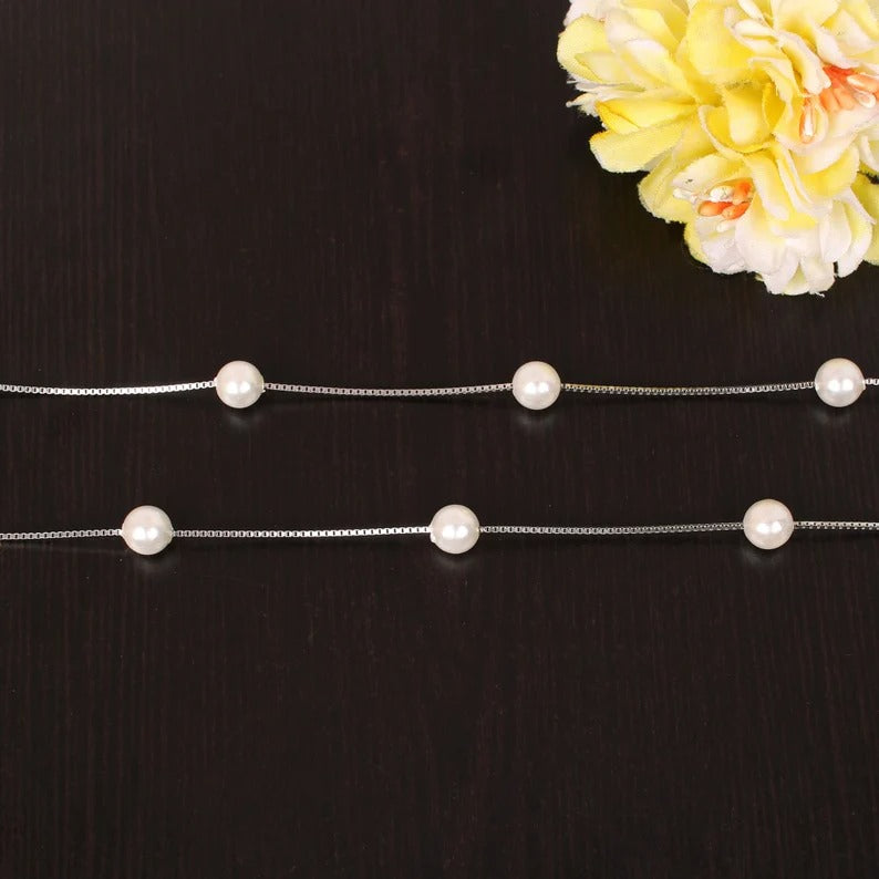 925 Sterling Silver Fresh Pearl Necklace