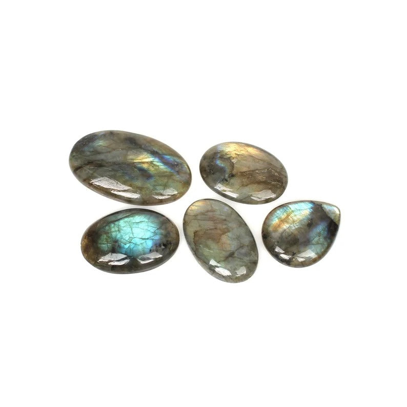 Mix Shape Blue Flashy Labradorite 50 Gram Gemstone Lot