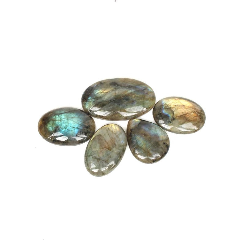 Mix Shape Blue Flashy Labradorite 50 Gram Gemstone Lot