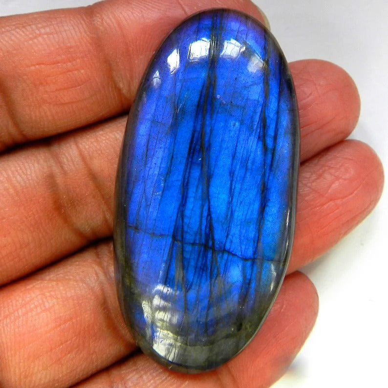 Labradorite Blue Flashy Gems For Making Jewelry