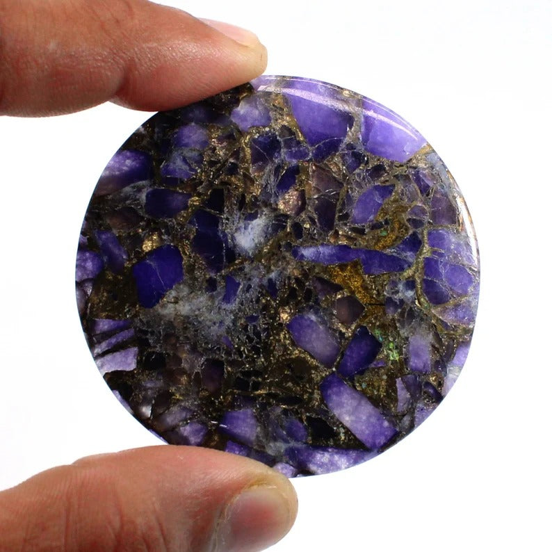 Mohave Purple Amethyst 58 MM Large Stone For Making Jewelry