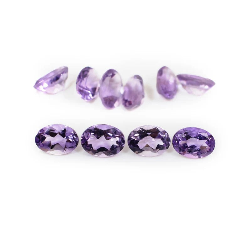 Natural Brazilian Amethyst Oval Cut Gemstone