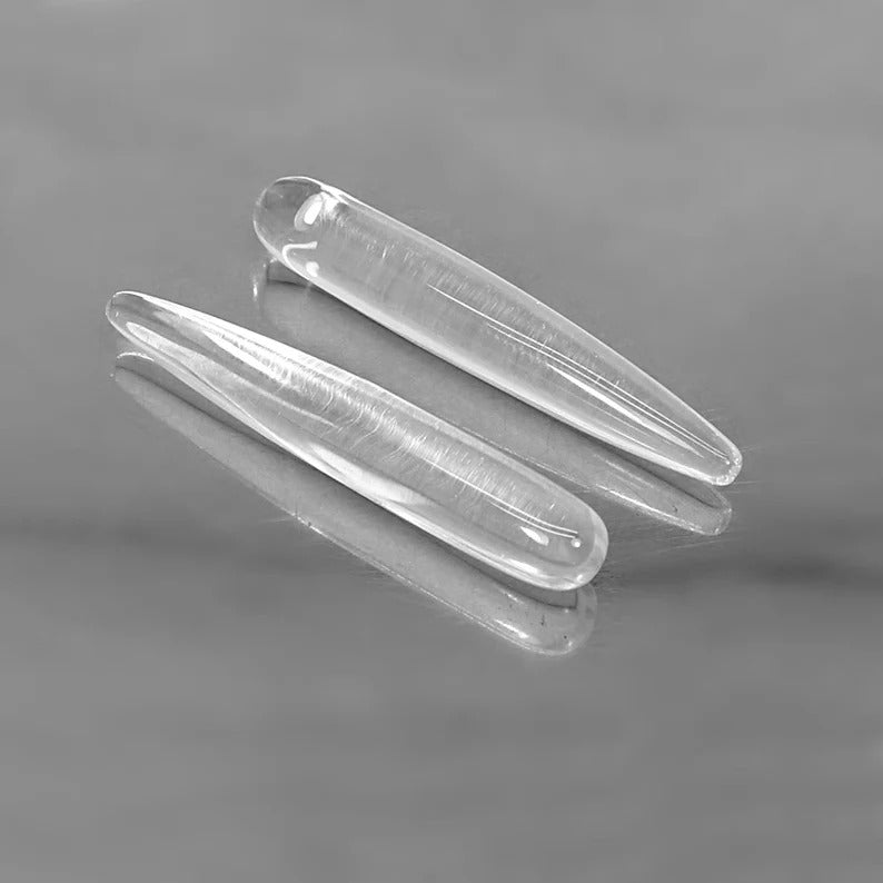 Crystal Teardrop Smooth Cabochon Beads