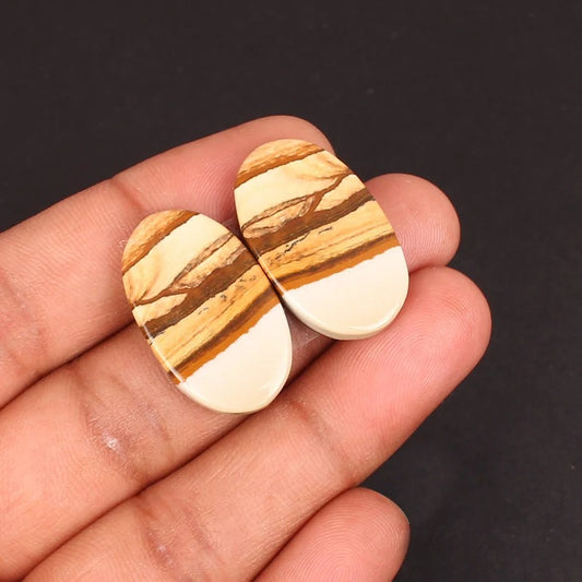 Natural Picture Jasper Loose Gemstone